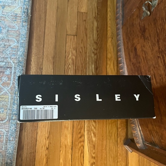 Sisley vintage black leather tall riding boots (no box) - Picture 10 of 10